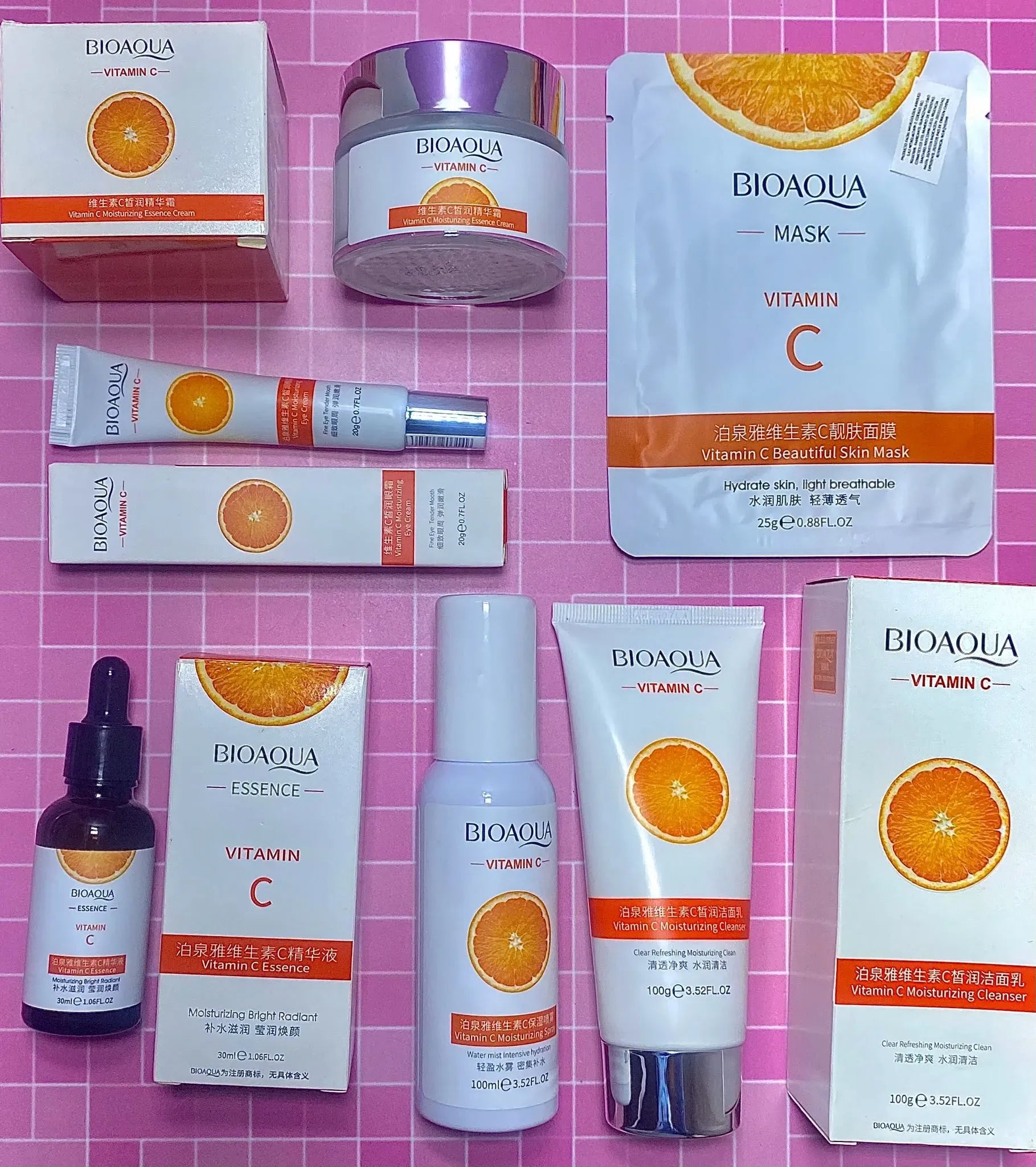 Nuevo Kit Facial Linea Vitamina C Bioaqua - 2024 ENTREGA GRATUITA 🚚